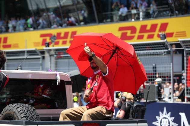 29 06 2025, Red Bull Ring, Spielberg, Formula 1 Austrian Grand Prix 2025 , in the picture Lewis Hamilton GBR , Scuderia Ferrari HP at the drivers parade Photo by Alessandro Martellotta Hasan Bratic DeFodi Images