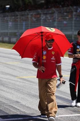 29 06 2025, Red Bull Ring, Spielberg, Formula 1 Austrian Grand Prix 2025 , in the picture Lewis Hamilton GBR , Scuderia Ferrari HP at the drivers parade Photo by Alessandro Martellotta Hasan Bratic DeFodi Images