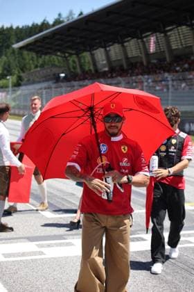 29 06 2025, Red Bull Ring, Spielberg, Formula 1 Austrian Grand Prix 2025 , in the picture Lewis Hamilton GBR , Scuderia Ferrari HP at the drivers parade Photo by Alessandro Martellotta Hasan Bratic DeFodi Images