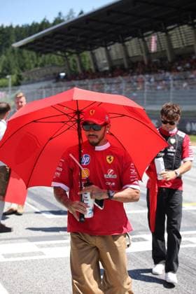 29 06 2025, Red Bull Ring, Spielberg, Formula 1 Austrian Grand Prix 2025 , in the picture Lewis Hamilton GBR , Scuderia Ferrari HP at the drivers parade Photo by Alessandro Martellotta Hasan Bratic DeFodi Images