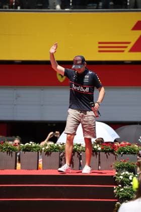 29 06 2025, Red Bull Ring, Spielberg, Formula 1 Austrian Grand Prix 2025 , in the picture Max Verstappen NLD , Oracle Red Bull Racing at the drivers parade Photo by Alessandro Martellotta Hasan Bratic DeFodi Images