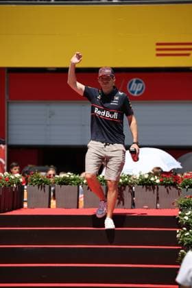 29 06 2025, Red Bull Ring, Spielberg, Formula 1 Austrian Grand Prix 2025 , in the picture Max Verstappen NLD , Oracle Red Bull Racing at the drivers parade Photo by Alessandro Martellotta Hasan Bratic DeFodi Images
