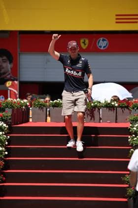 29 06 2025, Red Bull Ring, Spielberg, Formula 1 Austrian Grand Prix 2025 , in the picture Max Verstappen NLD , Oracle Red Bull Racing at the drivers parade Photo by Alessandro Martellotta Hasan Bratic DeFodi Images