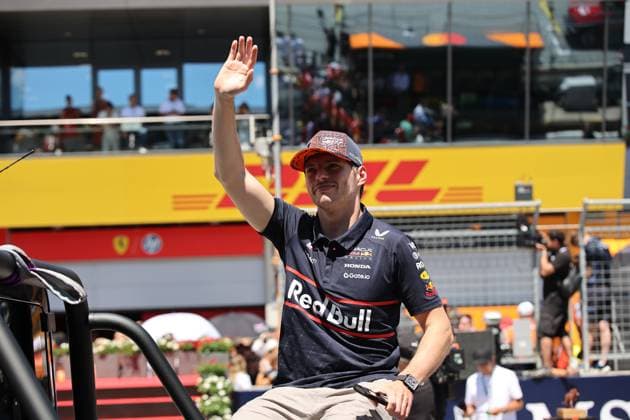 29 06 2025, Red Bull Ring, Spielberg, Formula 1 Austrian Grand Prix 2025 , in the picture Max Verstappen NLD , Oracle Red Bull Racing at the drivers parade Photo by Alessandro Martellotta Hasan Bratic DeFodi Images
