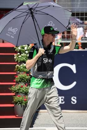 29 06 2025, Red Bull Ring, Spielberg, Formula 1 Austrian Grand Prix 2025 , pictured Nico Hülkenberg DEU , Stake F1 Team Kick Sauber at the drivers parade Photo by Alessandro Martellotta Hasan Bratic DeFodi Images