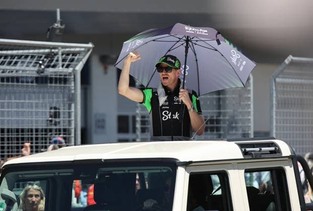 29 06 2025, Red Bull Ring, Spielberg, Formula 1 Austrian Grand Prix 2025 , pictured Nico Hülkenberg DEU , Stake F1 Team Kick Sauber at the drivers parade Photo by Alessandro Martellotta Hasan Bratic DeFodi Images
