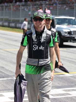 29 06 2025, Red Bull Ring, Spielberg, Formula 1 Austrian Grand Prix 2025 , pictured Nico Hülkenberg DEU , Stake F1 Team Kick Sauber at the drivers parade Photo by Alessandro Martellotta Hasan Bratic DeFodi Images