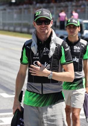 29 06 2025, Red Bull Ring, Spielberg, Formula 1 Austrian Grand Prix 2025 , pictured Nico Hülkenberg DEU , Stake F1 Team Kick Sauber at the drivers parade Photo by Alessandro Martellotta Hasan Bratic DeFodi Images