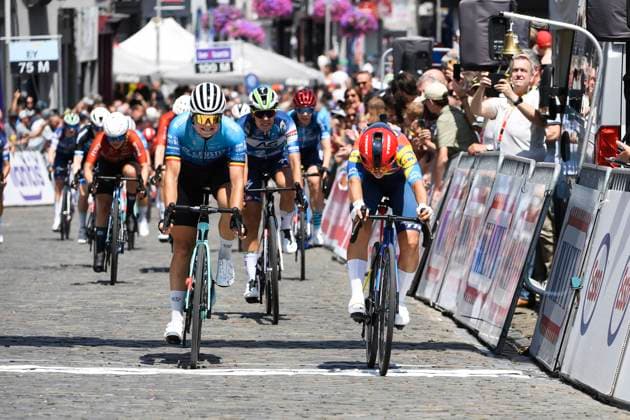 Belgian 2025 National Championship Binche 29 06 2025 BINCHE, BELGIUM - JUNE 29 : VANDENBULCKE Jesse of De Ceuster - Acrog winning the Women Elite 2 cycling road race of the Belgian National Championships 2025 an UCI National Championships cycling race of 132,8 km with start in Binche and finish in Binche on June 29, 2025 in Binche, Belgium, 29 06 2025 Binche Belgium  Copyright: xMarcxGoyvaertsx