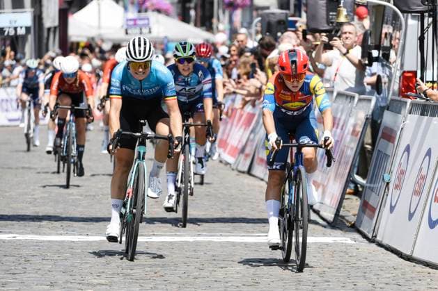 Belgian 2025 National Championship Binche 29 06 2025 BINCHE, BELGIUM - JUNE 29 : VANDENBULCKE Jesse of De Ceuster - Acrog winning the Women Elite 2 cycling road race of the Belgian National Championships 2025 an UCI National Championships cycling race of 132,8 km with start in Binche and finish in Binche on June 29, 2025 in Binche, Belgium, 29 06 2025 Binche Belgium  Copyright: xMarcxGoyvaertsx