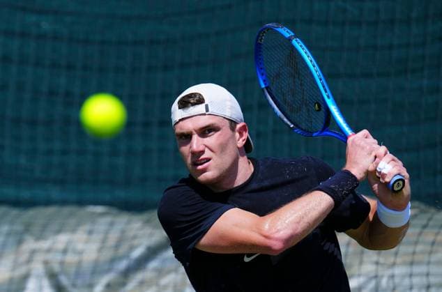 Jack Draper practices Wimbledon Tennis Championships, Sunday Practice, The All England Lawn Tennis and Croquet Club, London, UK - 29 Jun 2025London The All England Lawn Tennis and United Kingdom  Copyright: xJavierxGarcia Shutterstockx 15371377e
