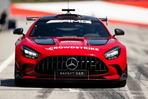Mercedes AMG GT Safety Car, AUT, Formula 1 World Championship, MSC Cruises Grand Prix of Austria, Red Bull Ring Spielberg, Race, Season 2025, 29 06 2025 AUT, Formula 1 World Championship, MSC Cruises Grand Prix of Austria, Red Bull Ring Spielberg, Race, Season 2025, 29 06 2025 Spielberg Copyright: xEibner-Pressefoto Memmlerx EP_MMR