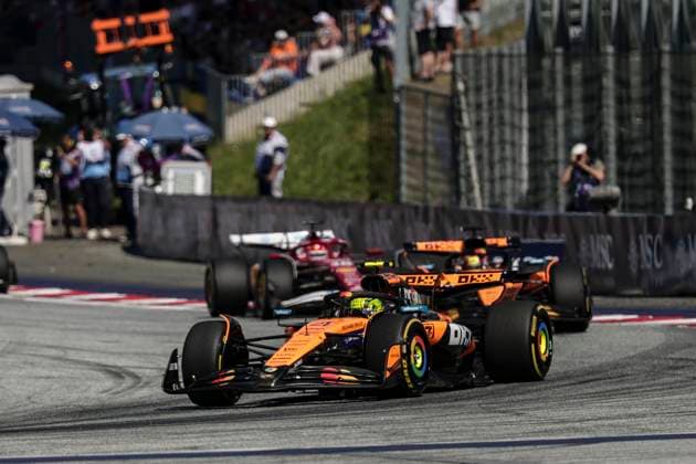 FORMULA 1 - GP of Austria 2025 SPIELBERG,AUSTRIA,29.JUN.25 - MOTORSPORTS, FORMULA 1 - Grand Prix of Austria, Red Bull Ring. Image shows Lando Norris (GBR McLaren).  GEPAxpictures xMatthiasxTrinkl