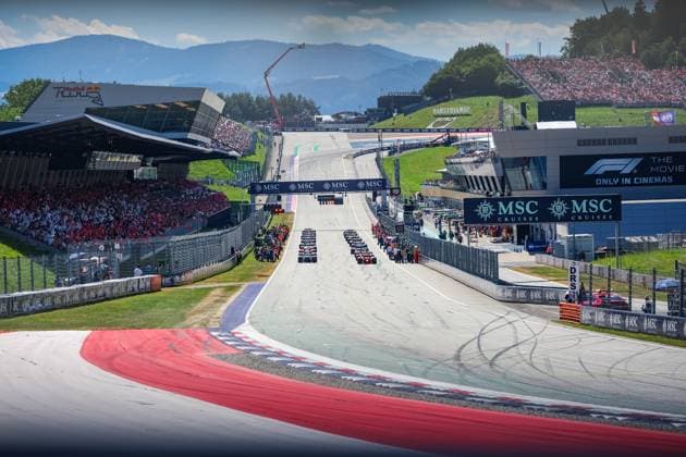 FORMULA 1 - GP of Austria 2025 SPIELBERG,AUSTRIA,29.JUN.25 - MOTORSPORTS, FORMULA 1 - Grand Prix of Austria, Red Bull Ring. Image shows an overview of Red Bull ring. Keywords: Start.  GEPAxpictures xManuelxBinder