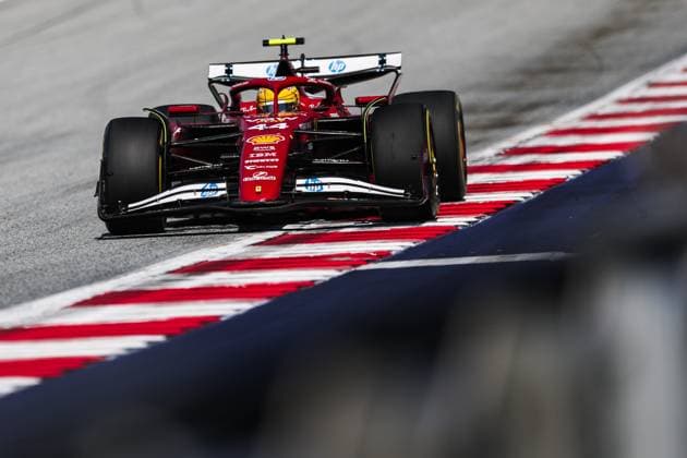 F1 - AUSTRIAN GRAND PRIX 2025 44 HAMILTON Lewis (gbr), Scuderia Ferrari SF-25, action during the Formula 1 MSC Cruises Austrian Grand Prix 2025, 11th round of the 2025 FIA Formula One World Championship, WM, Weltmeisterschaft from June 27 to 29, 2025 on the Red Bull Ring, in Spielberg, Austria - SpielbergAustria  Copyright: xXavixBonillax