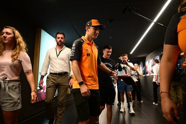 F1 Grand Prix of Austria Oscar Piastri of the McLaren F1 Team walks during the 12th round of the Formula 1 World Championship, WM, Weltmeisterschaft at the Red Bull Ring in Spielberg, Styria, Austria, on June 29, 2025. Spielberg Styria Austria  Copyright: xAndreaxDiodatox originalFilename:diodato-formula1250629_np65p.jpg