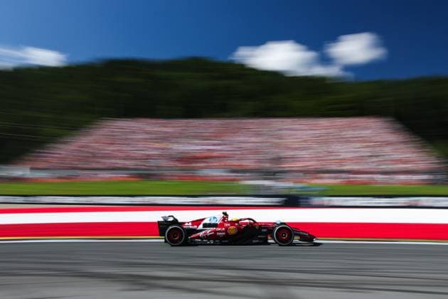F1 - AUSTRIAN GRAND PRIX 2025 44 HAMILTON Lewis (gbr), Scuderia Ferrari SF-25, actionn during the Formula 1 MSC Cruises Austrian Grand Prix 2025, 11th round of the 2025 FIA Formula One World Championship, WM, Weltmeisterschaft from June 27 to 29, 2025 on the Red Bull Ring, in Spielberg, Austria - SpielbergAustria  Copyright: xXavixBonillax