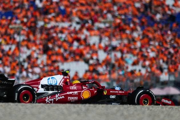 F1 - AUSTRIAN GRAND PRIX 2025 44 HAMILTON Lewis (gbr), Scuderia Ferrari SF-25, action during the Formula 1 MSC Cruises Austrian Grand Prix 2025, 11th round of the 2025 FIA Formula One World Championship, WM, Weltmeisterschaft from June 27 to 29, 2025 on the Red Bull Ring, in Spielberg, Austria - SpielbergAustria  Copyright: xXavixBonillax