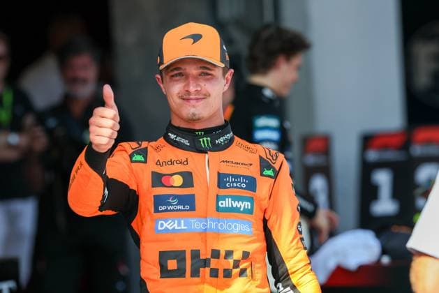 Winner, Winner, Lando Norris McLaren Formula 1 Team , Race, Grand Prix of Austria, Motorsport, Men, Formula 1, 29 06 2025 Spielberg Styria Austria Copyright: xkolbert-press ChristianxKolbertx