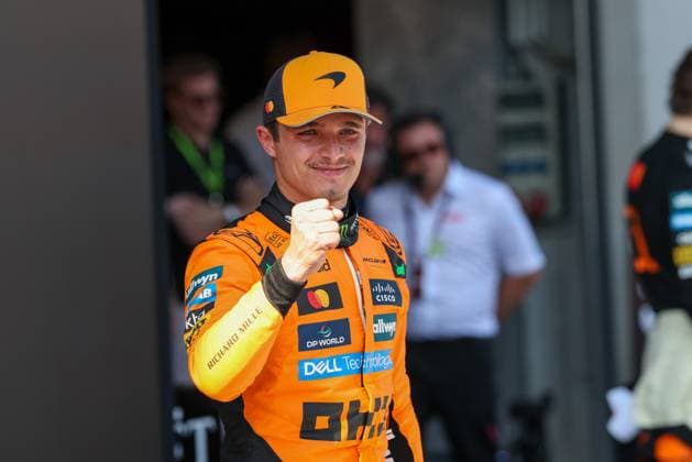 Winner, Winner, Lando Norris McLaren Formula 1 Team , Race, Grand Prix of Austria, Motorsport, Men, Formula 1, 29 06 2025 Spielberg Styria Austria Copyright: xkolbert-press ChristianxKolbertx