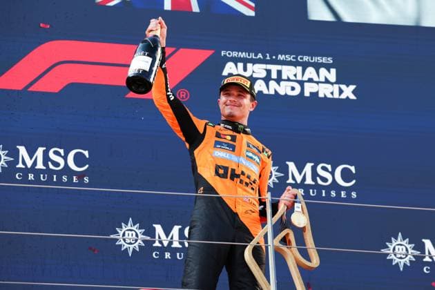 4 Lando Norris GBR, McLaren F1 Team , F1 Grand Prix of Austria at Red Bull Ring on June 29, 2025 in Spielberg, Austria Photo by HOCH ZWEI Spielberg Austria