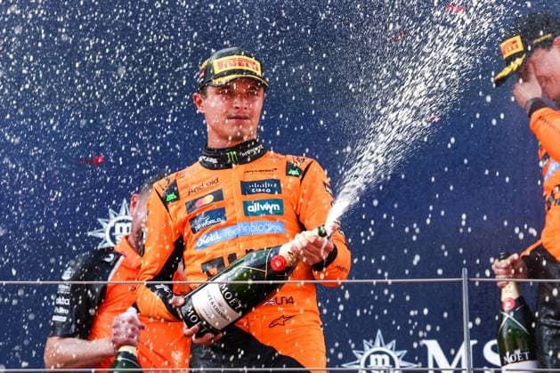 4 Lando Norris GBR, McLaren F1 Team , F1 Grand Prix of Austria at Red Bull Ring on June 29, 2025 in Spielberg, Austria Photo by HOCH ZWEI Spielberg Austria