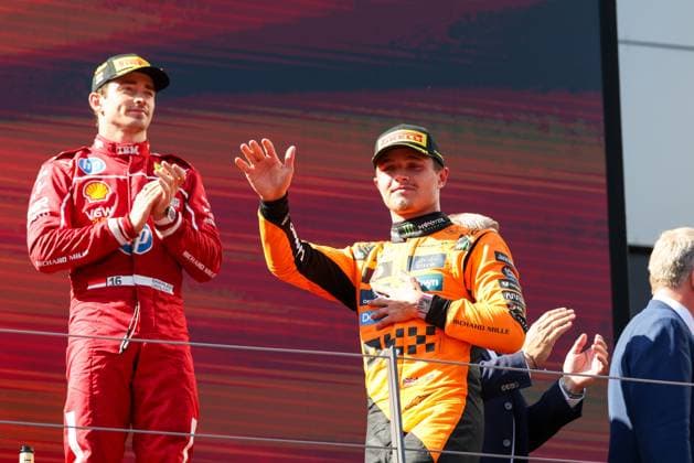Winner, Winner, Lando Norris McLaren Formula 1 Team , Race, Grand Prix of Austria, Motorsport, Men, Formula 1, 29 06 2025 Spielberg Styria Austria Copyright: xkolbert-press ChristianxKolbertx
