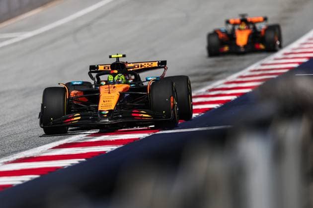 4 Lando Norris GBR, McLaren F1 Team , F1 Grand Prix of Austria at Red Bull Ring on June 29, 2025 in Spielberg, Austria Photo by HOCH ZWEI Spielberg Austria