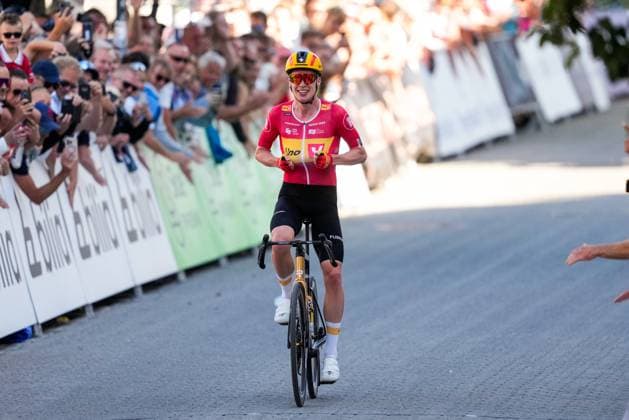 Norwegian Cycling Championships 2025 Honefoss 20250629 Andreas Leknessund wins the gold medal at the Norwegian Cycling Championships 2025 in Honefoss Photo Fredrik Varfjell NTB Honefoss Norway EDITORIAL USE ONLY RESTRICTED USE FOR BETTING COMPANIES  Copyright: xFredrikxVarfjellx xNTBx
