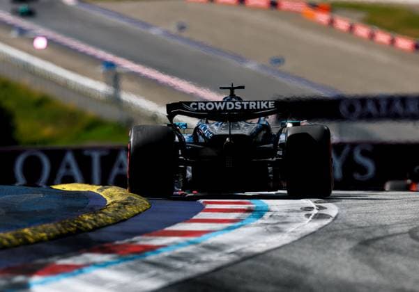 F1 - AUSTRIAN GRAND PRIX 2025 63 RUSSELL George (gbr), Mercedes AMG F1 Team W16, action during the Formula 1 MSC Cruises Austrian Grand Prix 2025, 11th round of the 2025 FIA Formula One World Championship, WM, Weltmeisterschaft from June 27 to 29, 2025 on the Red Bull Ring, in Spielberg, Austria - SpielbergAustria  Copyright: xDPPIx