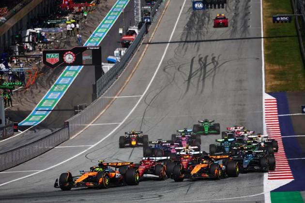 F1 Gran Prix of Austria Lando Norris of McLaren Formula 1 Team on track during F1 Grand Prix of Austria at Redbull Ring on June 29 2025 in Spielberg, Austria. Spielberg Redbull Ring Austria Copyright: xBasilex