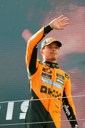 Formula 1 Austrian Grand Prix 2025 Formula 1 Austrian Grand Prix 2025 Red Bull Ring June 27 29, 2025 FIA Formula 1 World Championship Austrian Grand Prix 2025 In the picture Lando Norris GBR wins at the Red Bull Ring Copyright: xBEAUTIFULxSPORTS Bernhardtx