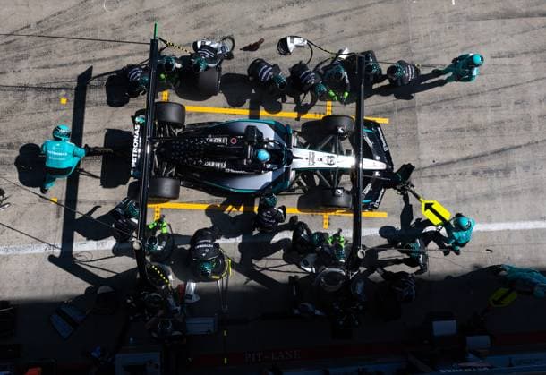 63 George Russell GBR, Mercedes AMG Petronas F1 Team , F1 Grand Prix of Austria at Red Bull Ring on June 29, 2025 in Spielberg, Austria Photo by HOCH ZWEI Spielberg Austria