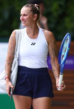 Wimbledon Championships 2025 AELTC, Saturday Practice, London, UK - 29 06 2025 Marketa Vondruseva (CZE) in Aorangi Park at Wimbledon ahead of the 2025 Championships London Wimbledon London GBR, UK NEWSPAPERS OUT Copyright: xMarkxGreenwoodx