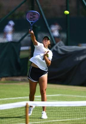 Wimbledon Championships 2025 AELTC, Saturday Practice, London, UK - 29 06 2025 Madison Keys (USA) Practices at Aorangi Park at Wimbledon ahead of the 2025 Championships London Wimbledon London GBR, UK NEWSPAPERS OUT Copyright: xMarkxGreenwoodx