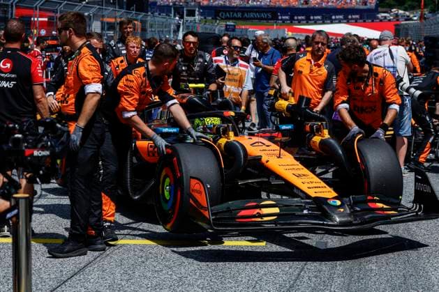 4 Lando Norris GBR, McLaren F1 Team , F1 Grand Prix of Austria at Red Bull Ring on June 29, 2025 in Spielberg, Austria Photo by HOCH ZWEI Spielberg Austria