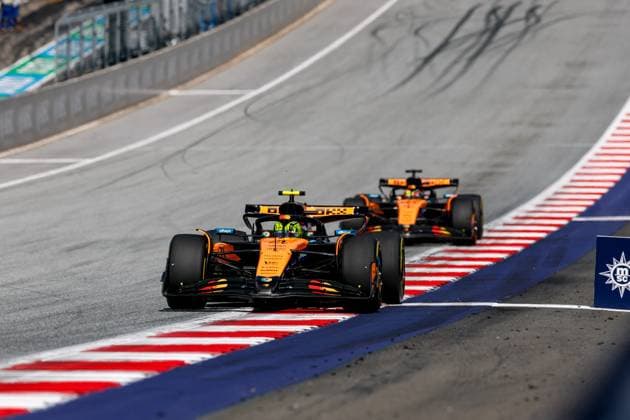 4 Lando Norris GBR, McLaren F1 Team , F1 Grand Prix of Austria at Red Bull Ring on June 29, 2025 in Spielberg, Austria Photo by HOCH ZWEI Spielberg Austria