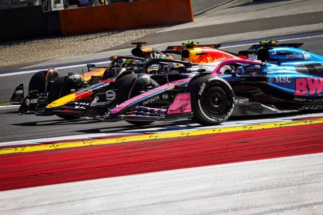 F1 - AUSTRIAN GRAND PRIX 2025 43 COLAPINTO Franco (arg), Alpine F1 Team A525, 22 TSUNODA Yuki (jap), Red Bull Racing RB21, 81 PIASTRI Oscar (aus), McLaren F1 Team MCL39, action during the Formula 1 MSC Cruises Austrian Grand Prix 2025, 11th round of the 2025 FIA Formula One World Championship, WM, Weltmeisterschaft from June 27 to 29, 2025 on the Red Bull Ring, in Spielberg, Austria - SpielbergAustria Copyright: xFLORENTxGOODENx