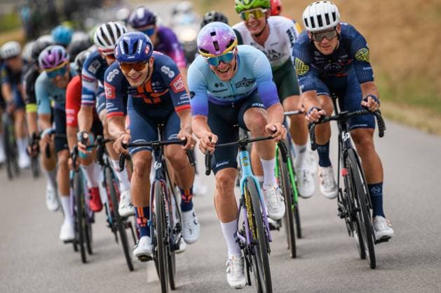 Czech and Slovak national Road cycling, Rad, Radsport, Strasse championships 2025 Banovce nad Bebravou, road cycling, men elite, Lukas Kubis smiling (Unibet Tietema Rockets), on June 29, 2025, Banovce nad Bebravou, Slovakia. (CTKxPhoto JanxBrychta) CTKPhotoF202506290009601 CTKPhotoF202506290009601