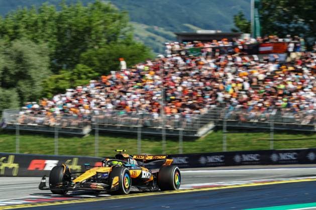 Zeltweg, Austria June 29 4 Lando Norris GBR McLaren F1 Team GBR MCL39 Mercedes during the Austrian F1 Grand Prix 2025 at Zeltweg Air Base on June 29, 2025 in Zeltweg, Austria Photo by Philippe Nanchino Eurasia Sport Images JustPictures Zeltweg Zeltweg Air Base Austria Copyright: x x2025xEurasiaxSportxImagesx jp-en-EuSpIm-MPS_PPN_GPF1_Austria_29Jun2025_AT3595