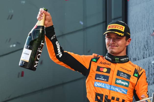 Zeltweg, Austria June 29 4 Lando Norris GBR McLaren F1 Team GBR MCL39 Mercedes during the Austrian F1 Grand Prix 2025 at Zeltweg Air Base on June 29, 2025 in Zeltweg, Austria Photo by Philippe Nanchino Eurasia Sport Images JustPictures Zeltweg Zeltweg Air Base Austria Copyright: x x2025xEurasiaxSportxImagesx jp-en-EuSpIm-MPS_PPN_GPF1_Austria_29Jun2025_AT3618
