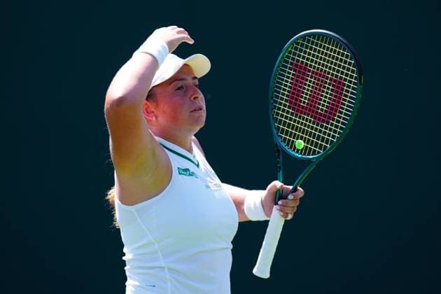 Jelena Ostapenko during her first round match Wimbledon Tennis Championships, Day 1, The All England Lawn Tennis and Croquet Club, London, UK - 30 Jun 2025London The All England Lawn Tennis and United Kingdom  Copyright: xJavierxGarcia Shutterstockx 15378843ah