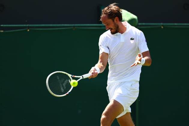 Daniil Medvedev during his first round match Wimbledon Tennis Championships, Day 1, The All England Lawn Tennis and Croquet Club, London, UK - 30 Jun 2025London The All England Lawn Tennis and United Kingdom  Copyright: xJamesxMarsh Shutterstockx 15378842af