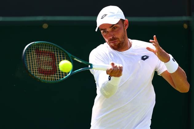 Benjamin Bonzi during his first round match Wimbledon Tennis Championships, Day 1, The All England Lawn Tennis and Croquet Club, London, UK - 30 Jun 2025London The All England Lawn Tennis and United Kingdom  Copyright: xJamesxMarsh Shutterstockx 15378842al