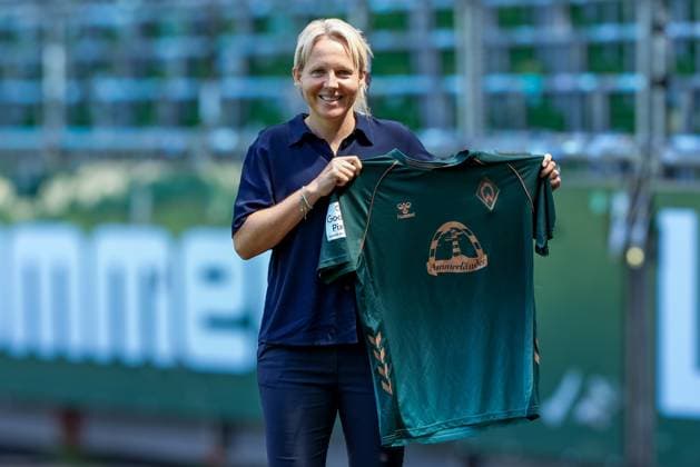 Football, Women, SV Werder Bremen presents new coach Friederike Kromp