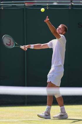 Leandro Riedi SUI Tennis Wimbledon 2025 Grand Slam ITF ATP WTA AELTC London Great Britain June 30, 2025 Copyright: xJuergenxHasenkopfx