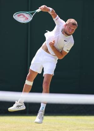 Leandro Riedi SUI Tennis Wimbledon 2025 Grand Slam ITF ATP WTA AELTC London Great Britain June 30, 2025 Copyright: xJuergenxHasenkopfx