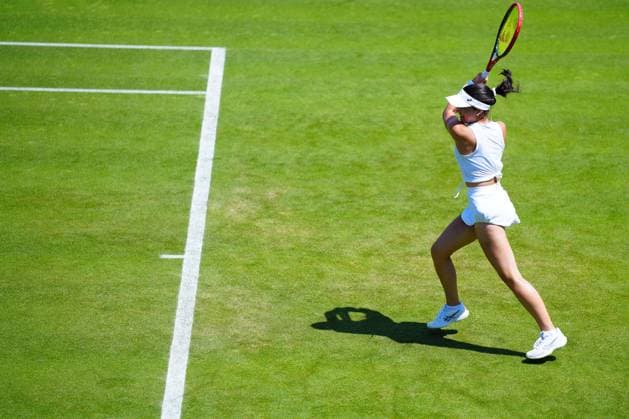 Eva Lys during her first round match Wimbledon Tennis Championships, Day 1, The All England Lawn Tennis and Croquet Club, London, UK - 30 Jun 2025London The All England Lawn Tennis and United Kingdom  Copyright: xJavierxGarcia Shutterstockx 15378843ci