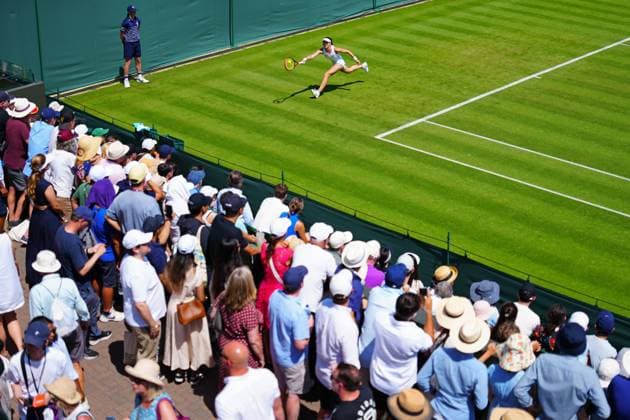 Eva Lys during her first round match Wimbledon Tennis Championships, Day 1, The All England Lawn Tennis and Croquet Club, London, UK - 30 Jun 2025London The All England Lawn Tennis and United Kingdom  Copyright: xJavierxGarcia Shutterstockx 15378843ch