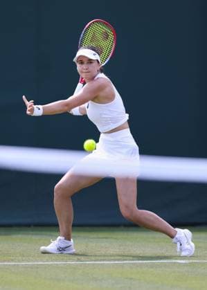 Eva Lys GER , Women Singles, Ladies Singles Tennis Wimbledon 2025 Grand Slam ITF ATP WTA AELTC London Great Britain 30 June 2025 Copyright: xJuergenxHasenkopfx
